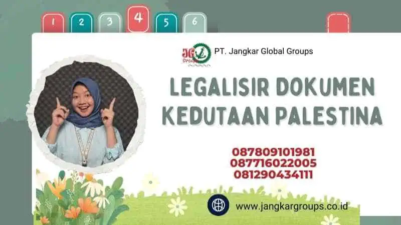 Legalisir Dokumen Kedutaan Palestina