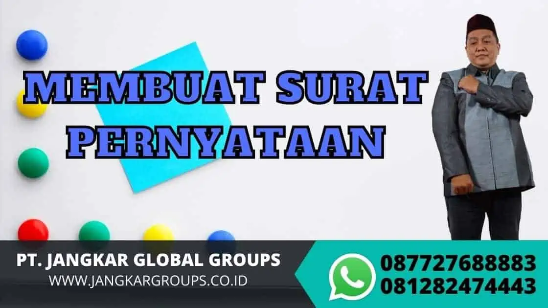 MEMBUAT SURAT PERNYATAAN