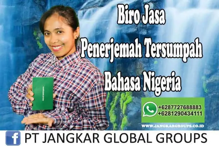 Biro Jasa Penerjemah Tersumpah Bahasa Nigeria