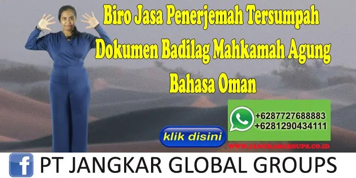 Dokumen Badilag Mahkamah Agung Oman