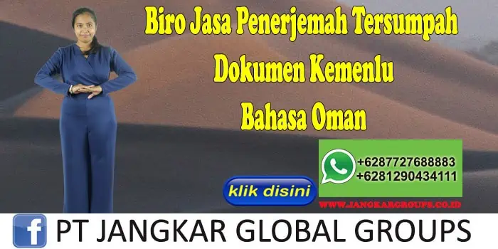 Biro Jasa Penerjemah Tersumpah Dokumen Kemenlu Bahasa Oman