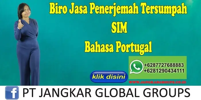 Biro Jasa Penerjemah Tersumpah SIM Bahasa Portugal