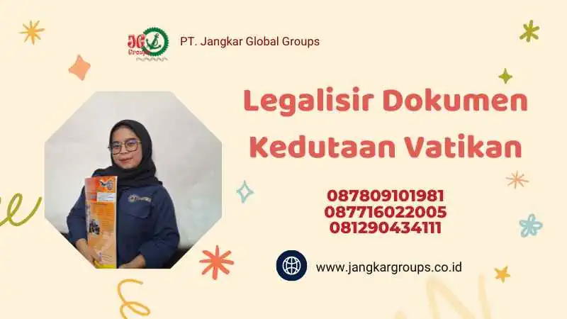 Legalisir Dokumen Kedutaan Vatikan