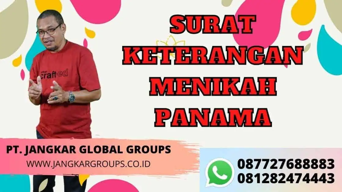 SURAT KETERANGAN MENIKAH PANAMASURAT KETERANGAN MENIKAH PANAMA