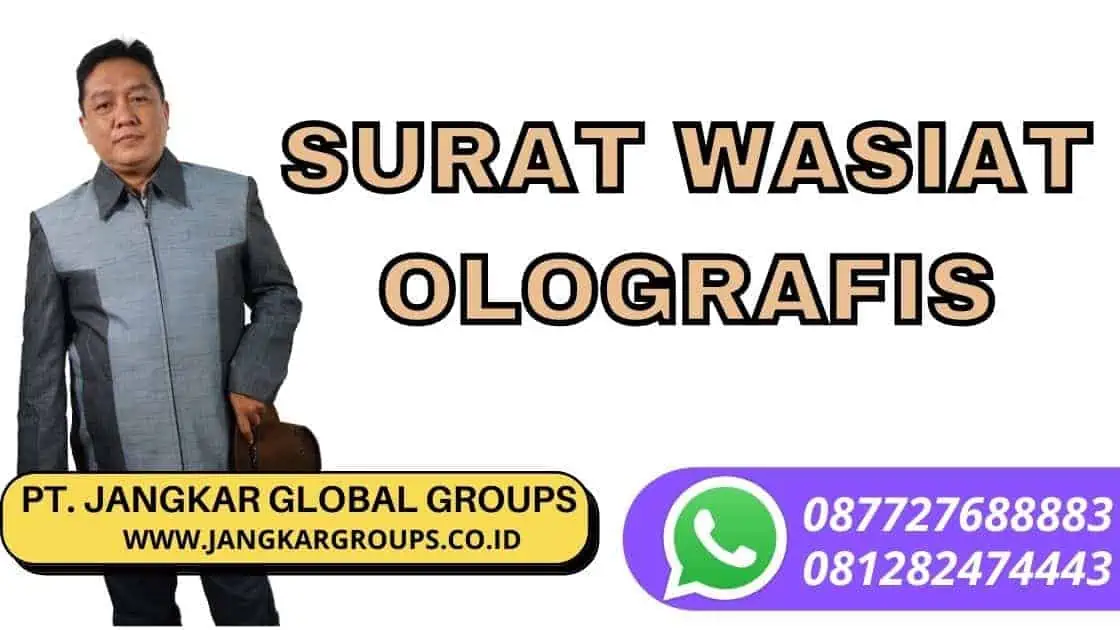 SURAT WASIAT OLOGRAFIS