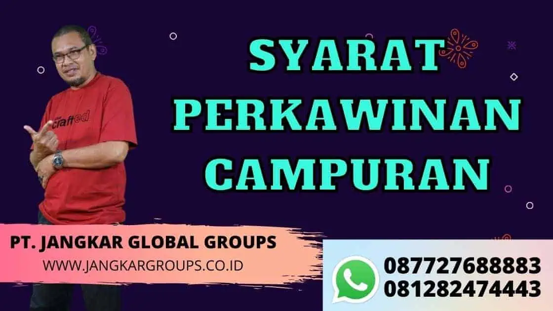 SYARAT PERKAWINAN CAMPURAN