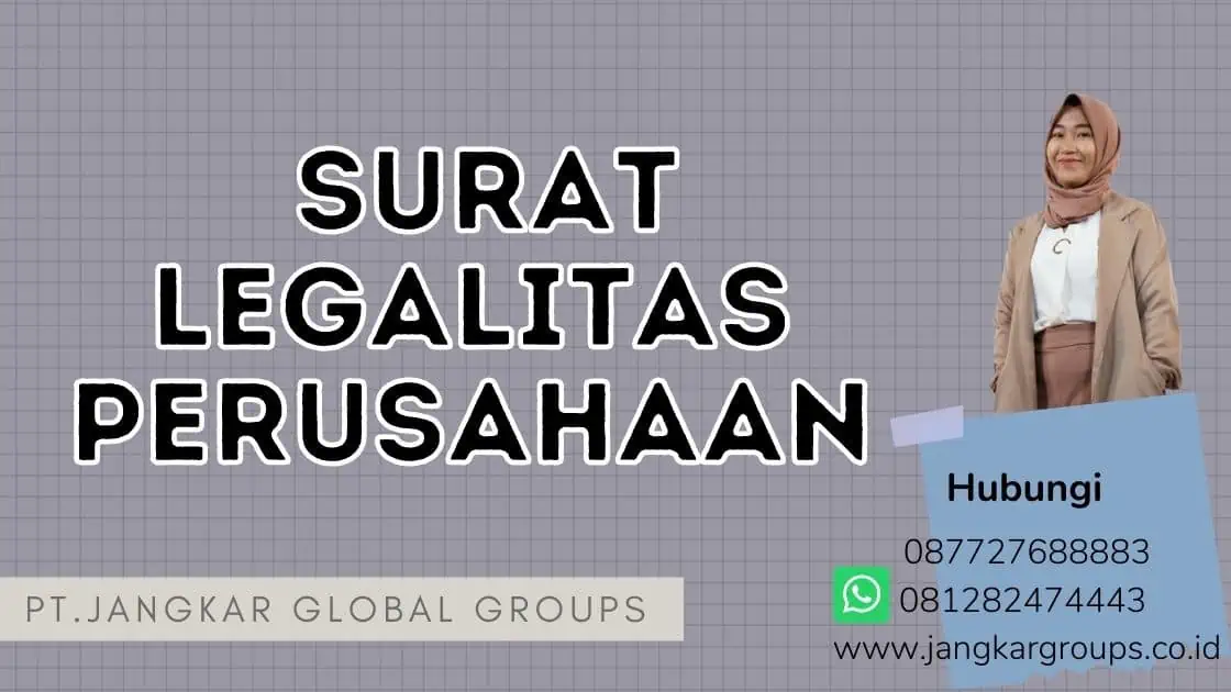 Surat Legalitas Perusahaan