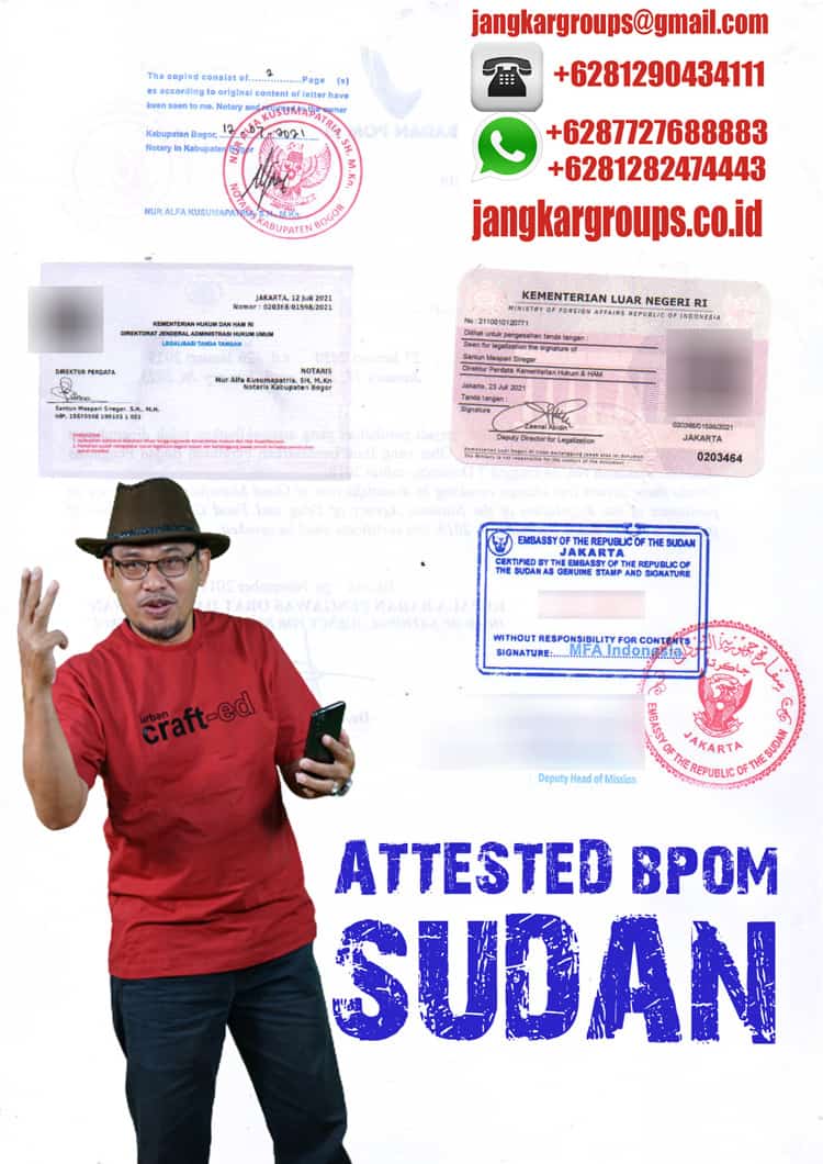 ATTESTED BPOM SUDAN