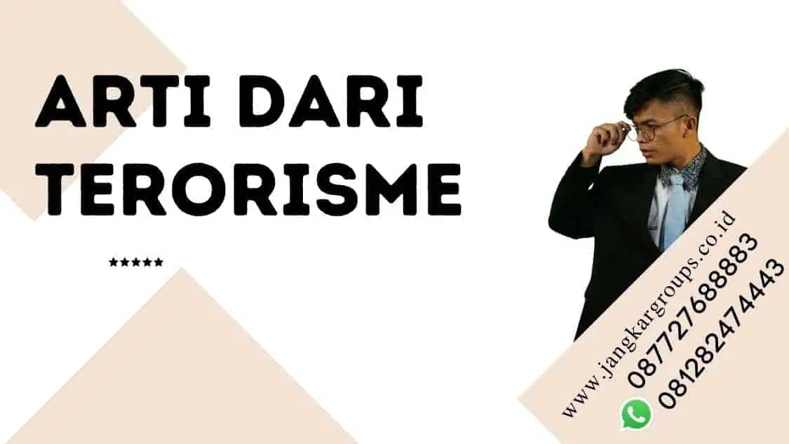 Arti dari Terorisme