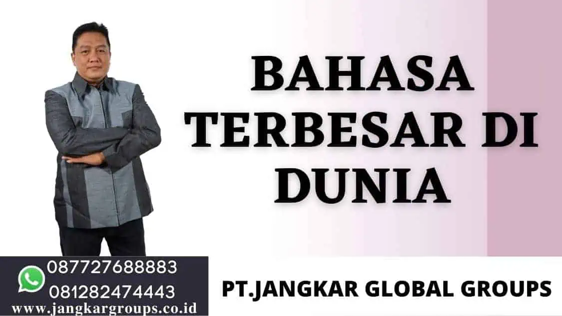 Bahasa Terbesar Di Dunia