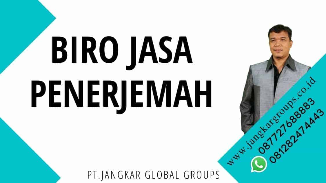 Biro Jasa Penerjemah