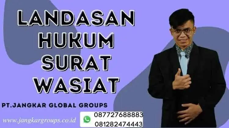 Landasan hukum type surat wasiat