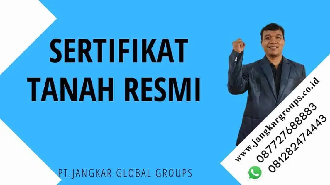 Sertifikat tanah resmi