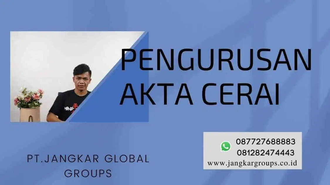 pengurusan akta cerai