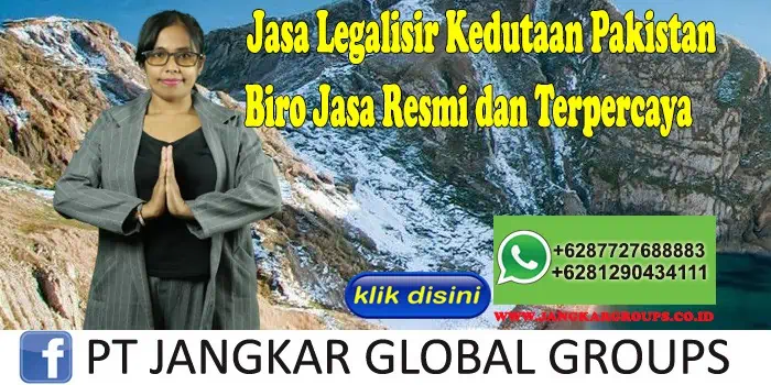 Jasa legalisir kedutaan Pakistan