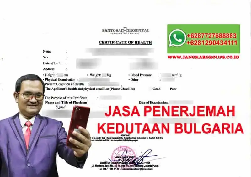 Jasa Penerjemah Kedutaan Bulgaria