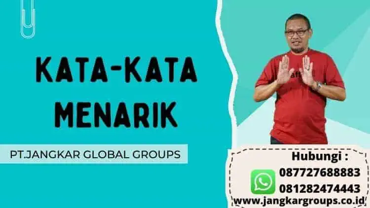 Kata-kata Menarik, Jasa Desain Brosur/Leaflet