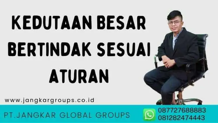 Kedutaan Besar bertindak sesuai aturan