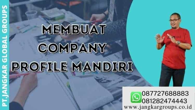 Membuat Company profile Mandiri