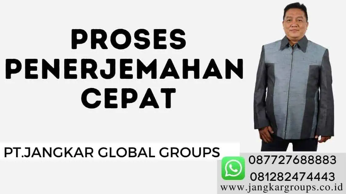 proses penerjemahan cepat