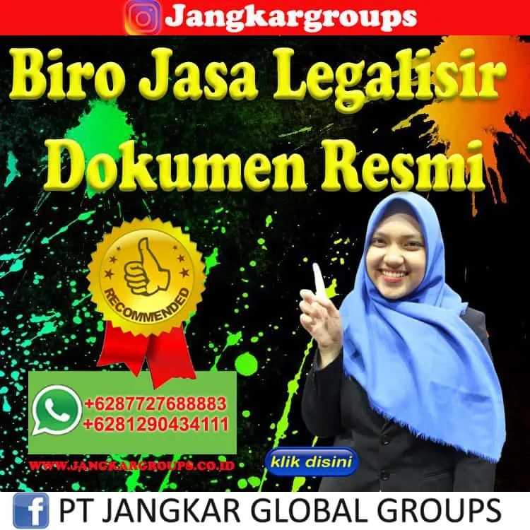 Biro Jasa Legalisir Dokumen Resmi