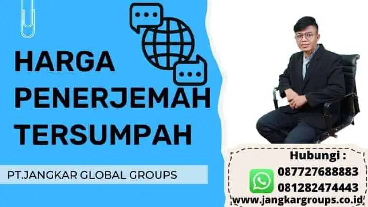 Harga Penerjemahan Tersumpah