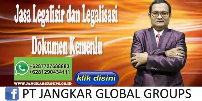 Jasa Legalisir dan Legalisasi Dokumen Kemenlu