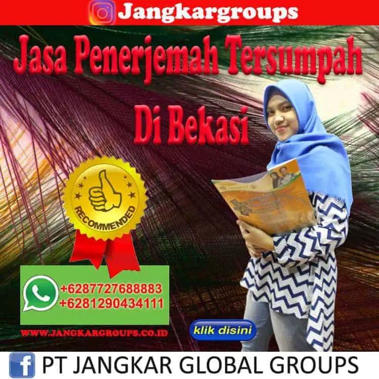 Jasa Penerjemah Tersumpah Di Bekasi