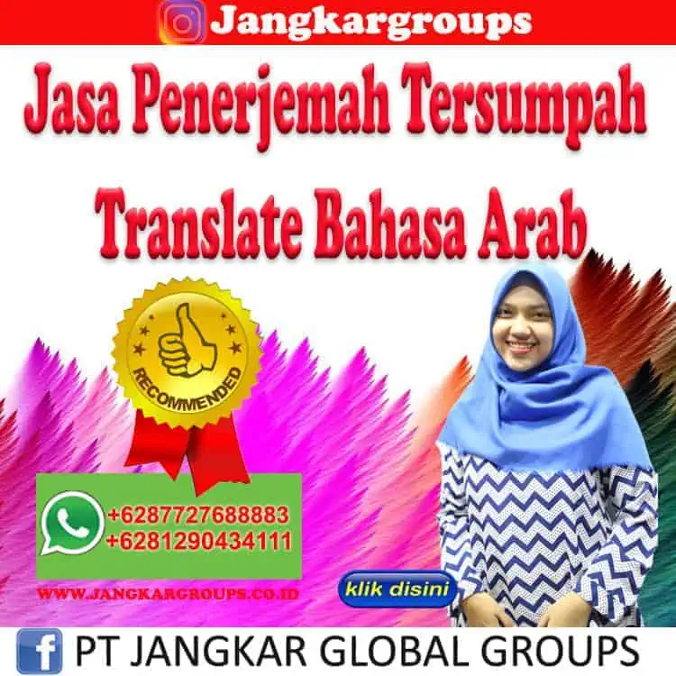 Jasa Penerjemah Tersumpah Translate Bahasa Arab