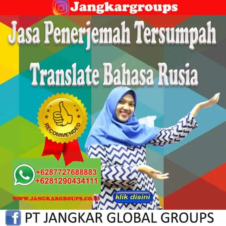 Jasa Penerjemah Tersumpah Translate Bahasa Rusia