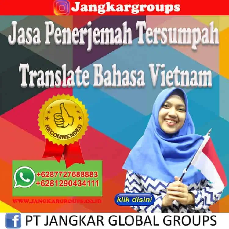 Jasa Penerjemah Tersumpah Translate Bahasa Vietnam