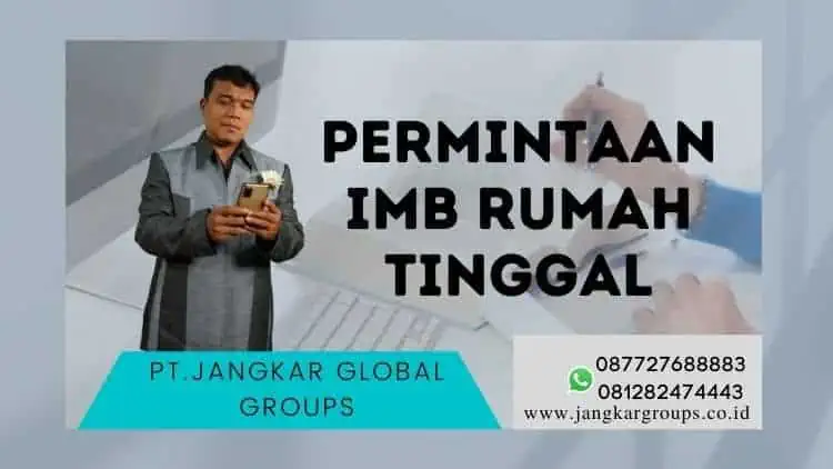 Permintaan IMB Rumah Tinggal