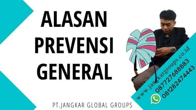 Alasan Prevensi General