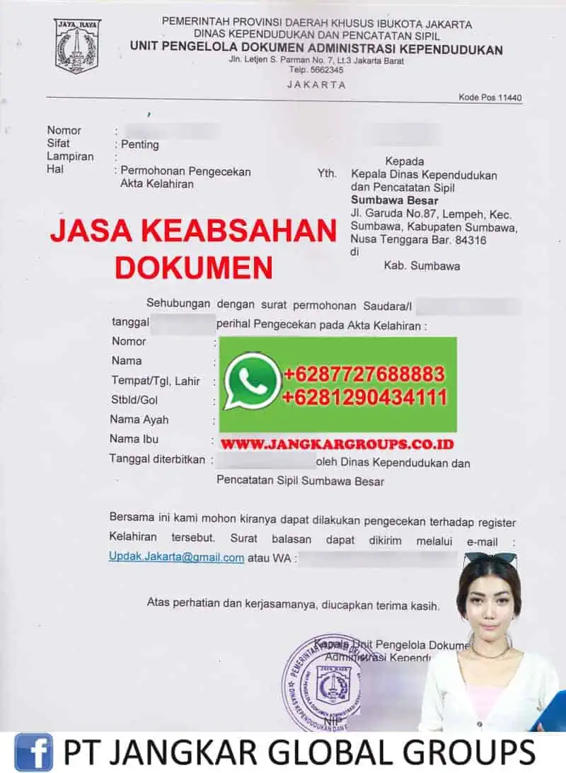 JASA KEABSAHAN DOKUMEN