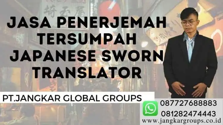 jasa penerjemah tersumpah japanese sworn translator