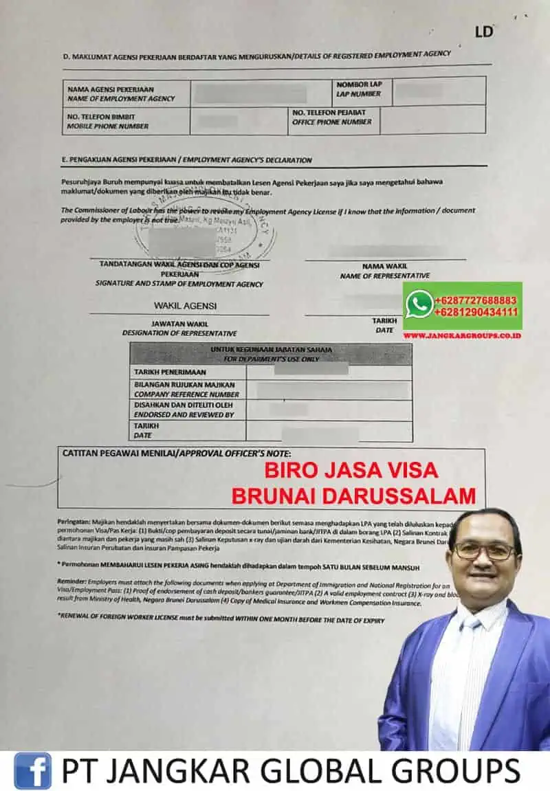 Jasa Visa Brunai Darussalam