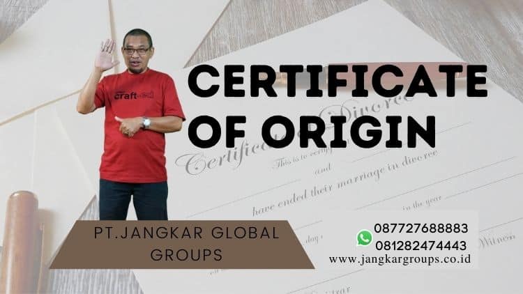 Certificate of Origin