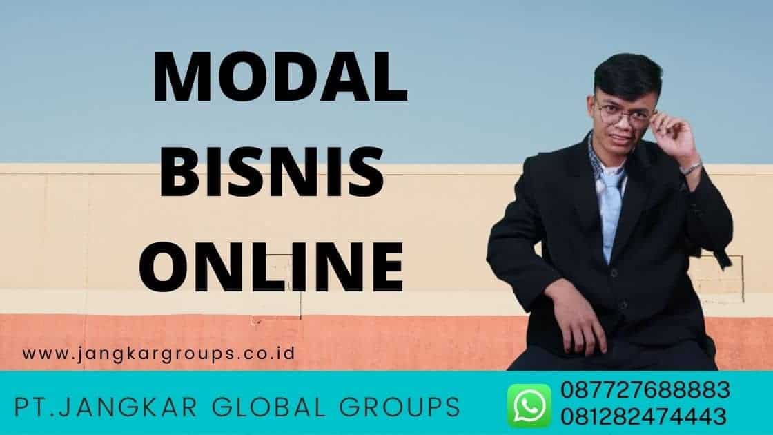 MODAL BISNIS ONLINE