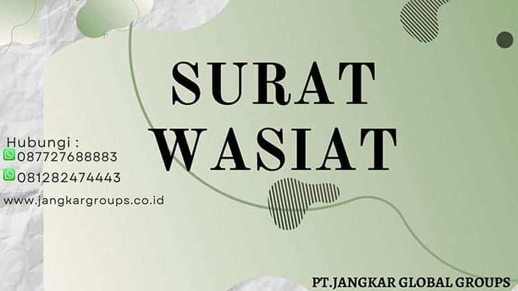 SURAT WASIAT