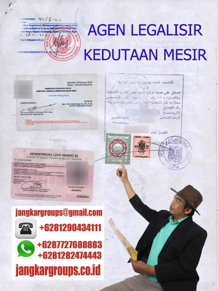 AGEN LEGALISIR KEDUTAAN MESIR