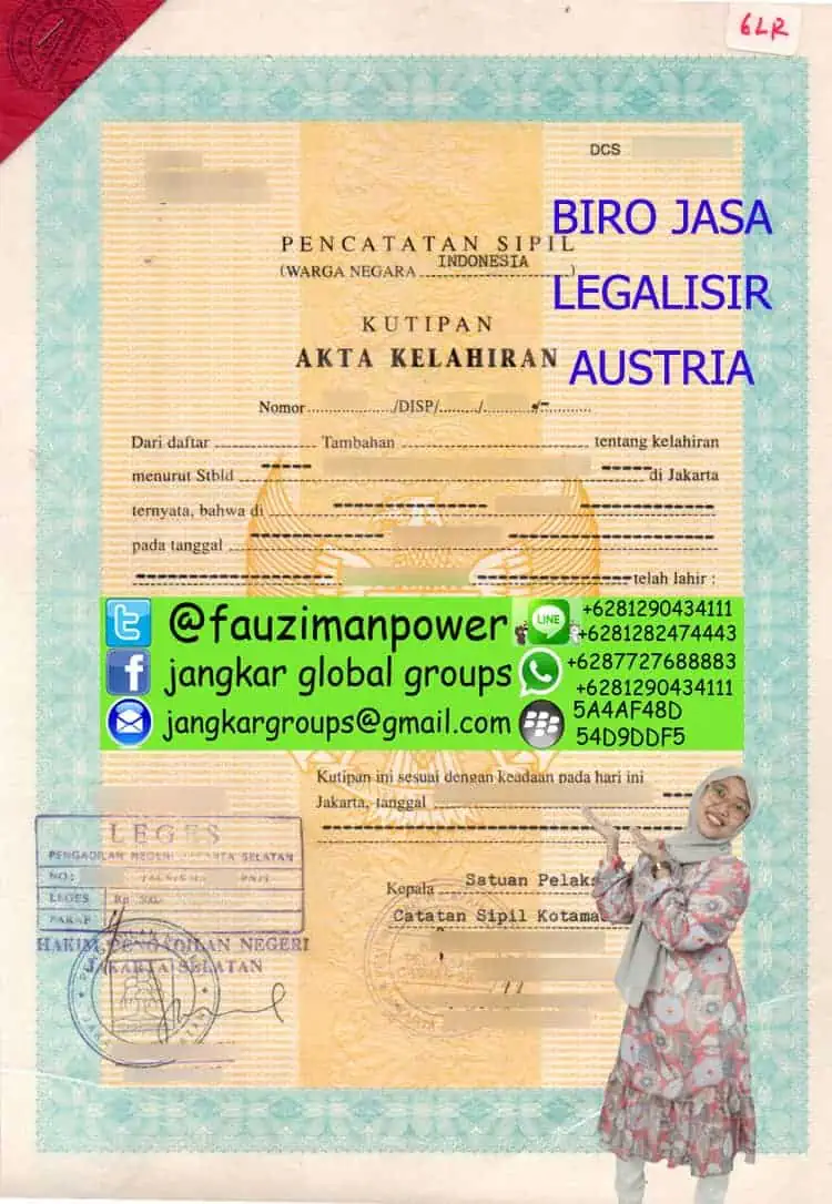 BIRO JASA LEGALISIR AUSTRIA