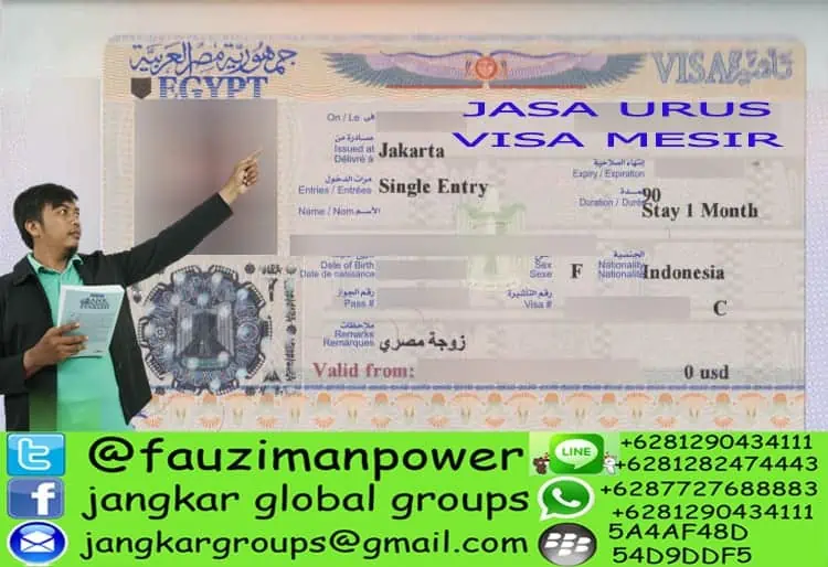 JASA URUS VISA MESIR