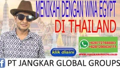 MENIKAH DENGAN WNA EGYPT DI THAILAND