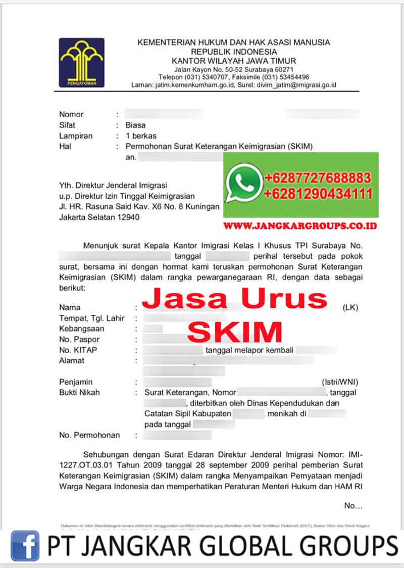 skim surat keterangan keimigrasian