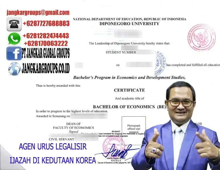 agen Jasa Legalisir Ijazah di Kedutan