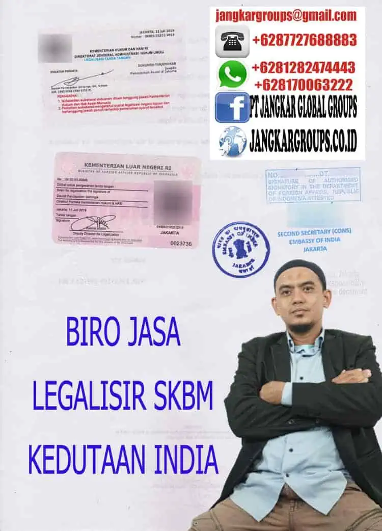 BIRO JASA LEGALISIR SKBM KEDUAAN INDIA