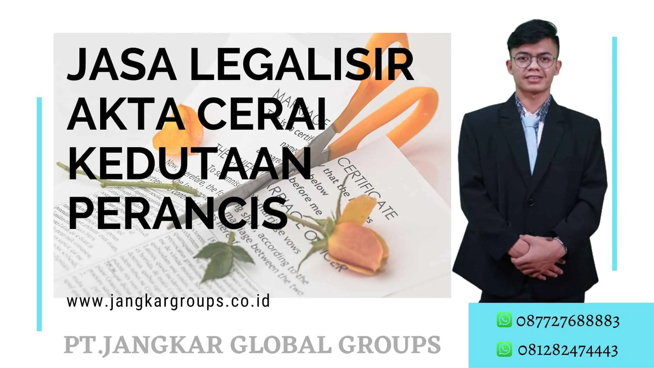 JASA LEGALISIR AKTA CERAI KEDUTAAN PERANCIS