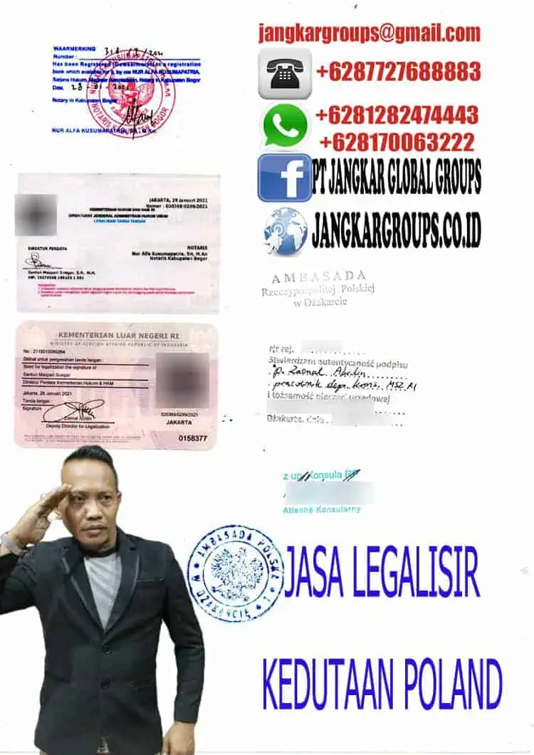 JASA LEGALISIR KEDUTAAN POLAND