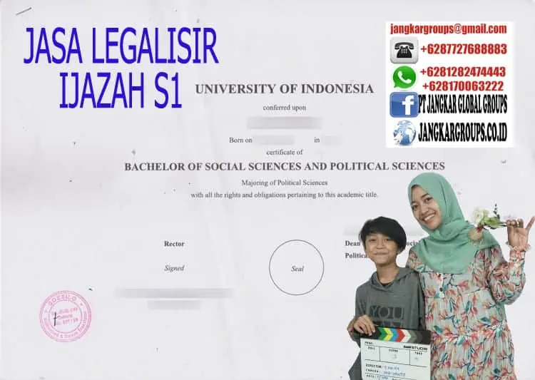 Jasa legalisir ijazah s1