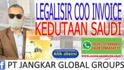 LEGALISIR COO INVOICE KEDUTAAN ARAB SAUDI